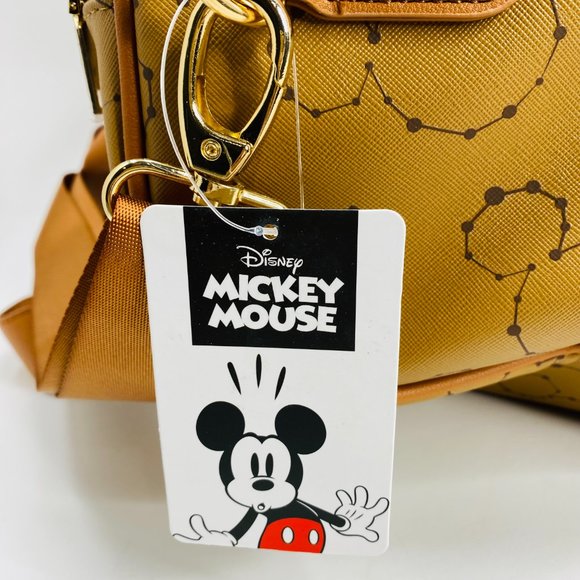 Disney Mickey Mouse Bioworld Duffel Bag - Travel Bag Carry on w/ Wheels NWT - Picture 12 of 13